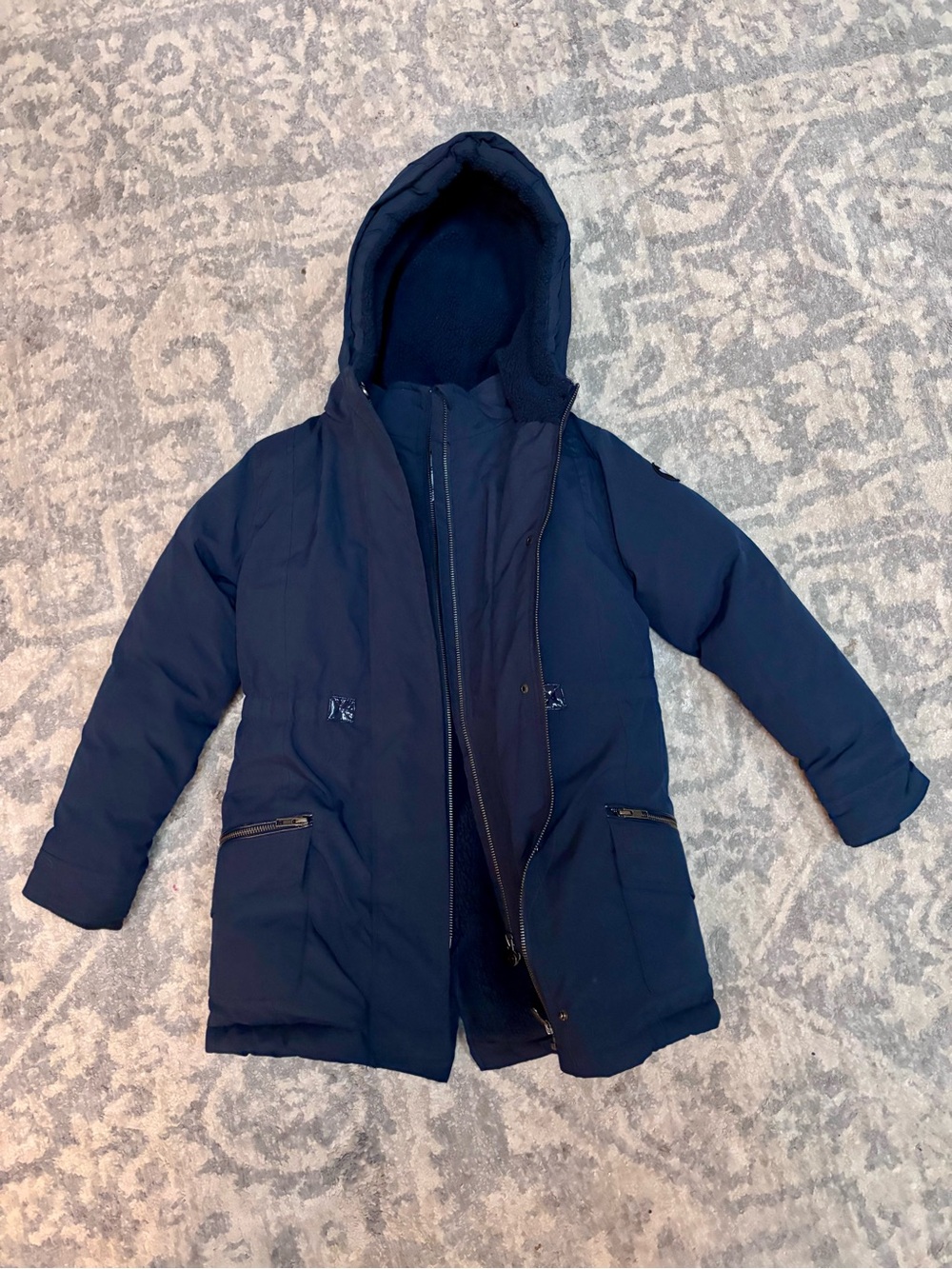 Appaman Kids Navy Hooded Winter Coat
